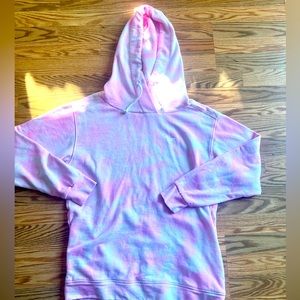 PINK Tie Dye Pullover Hoodie